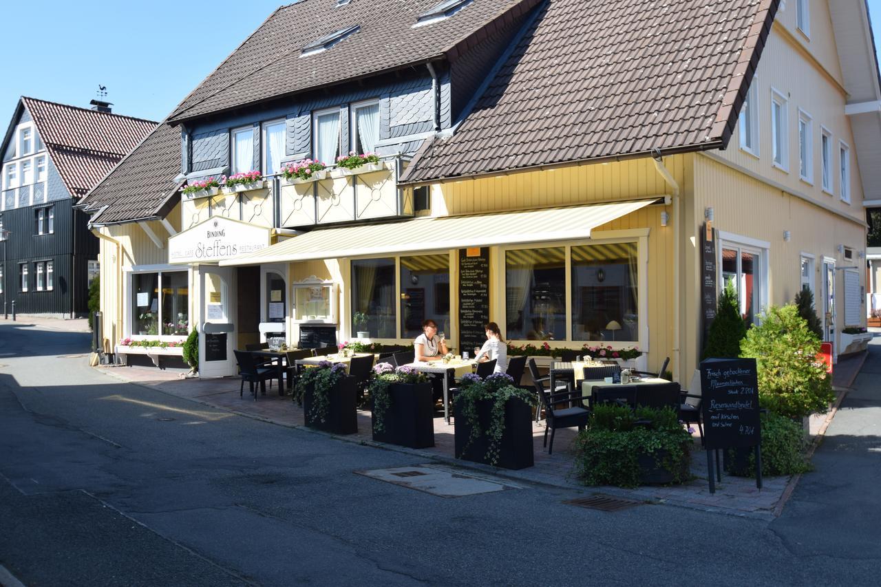 Cafe Steffens Aparthotel Goslar Buitenkant foto